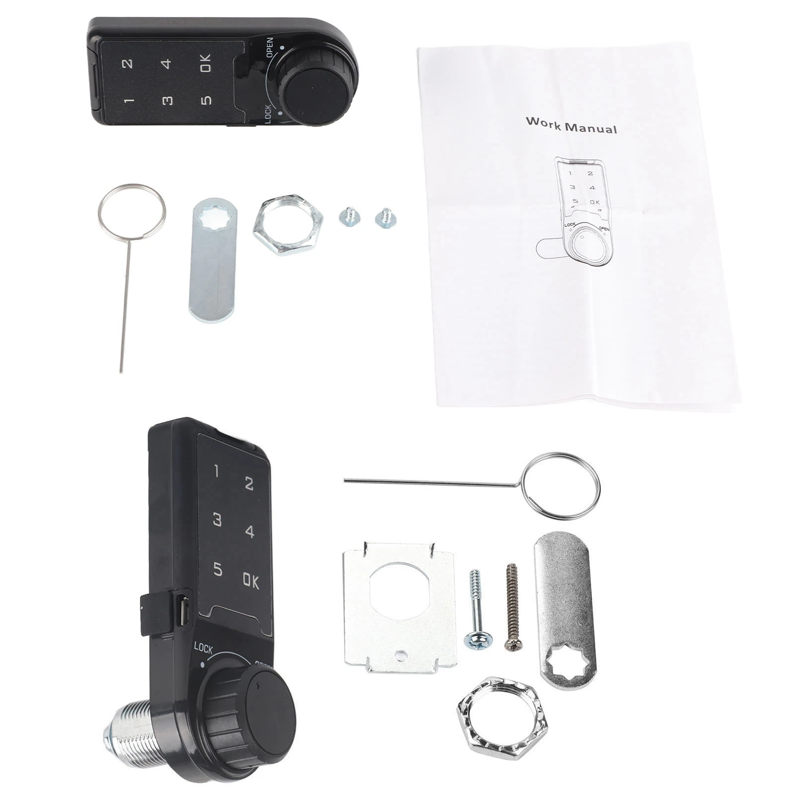 Touch Keypad Password Key Access Lock Digital Electronic Security Cabinet Coded Locker Electric Coded Lock Touch Keypad Lock