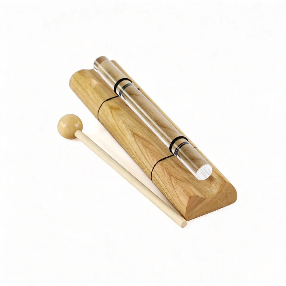 Crystal Sound Bundle Clear 432/440Hz Yoga Meditation Healing Chimes Stress Relieving Musical Instruments