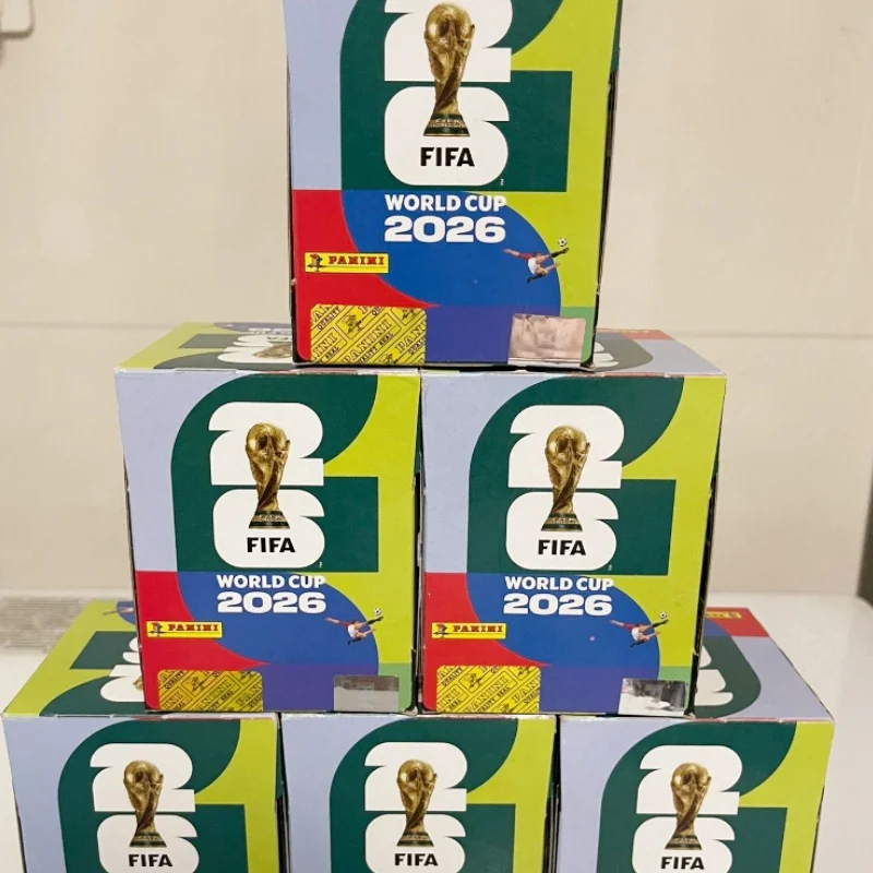 Nuevo y Popular: La Copa Mundial de la FIFA Panini 2026 ™   La colección oficial de pegatinas ya está aquí. Caja de 50 paquetes de juguetes sorpresa en caja. Regalos.