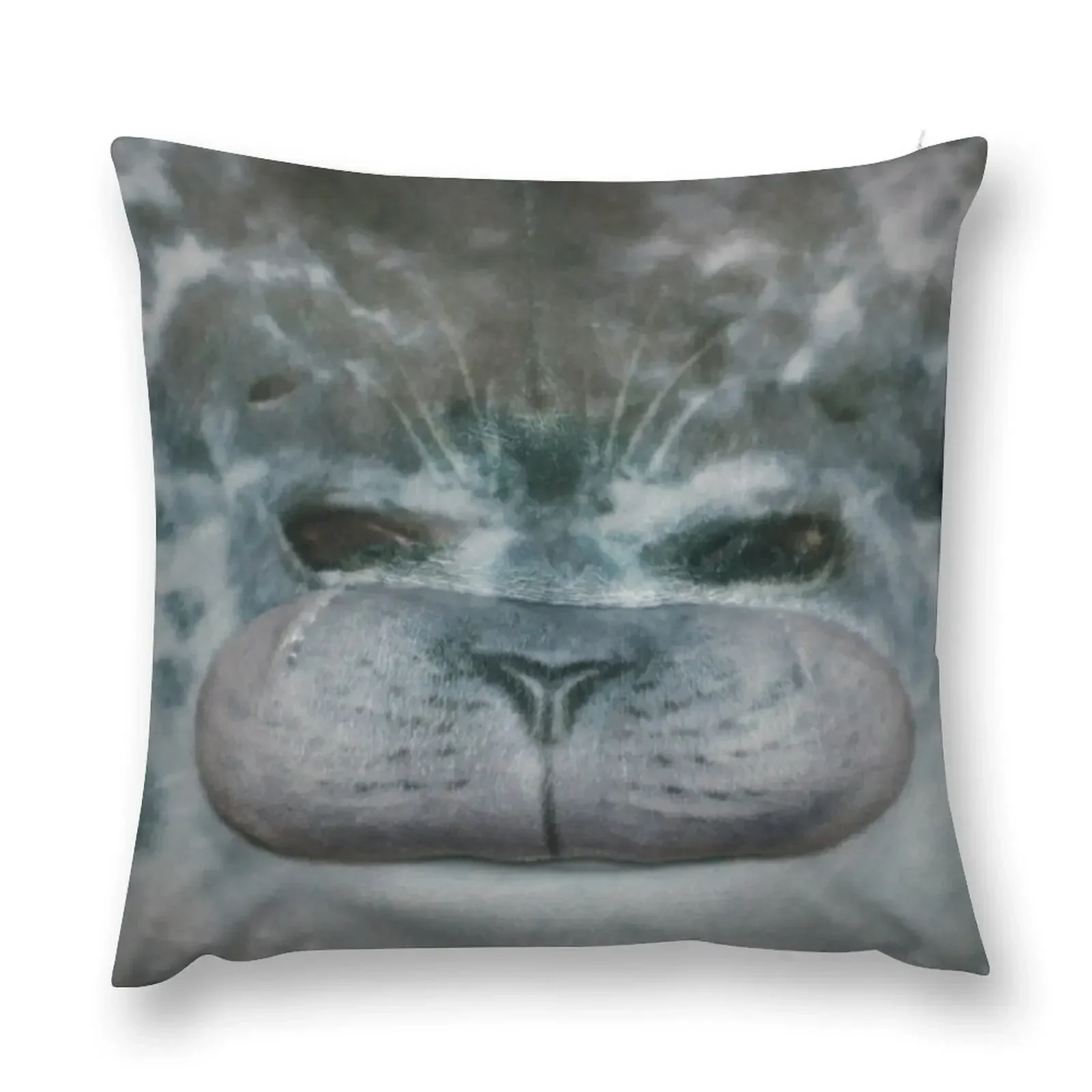 Chubby Blob Seal Throw Pillow Pillow Cases luxury home accessories luxury throw pillow covers