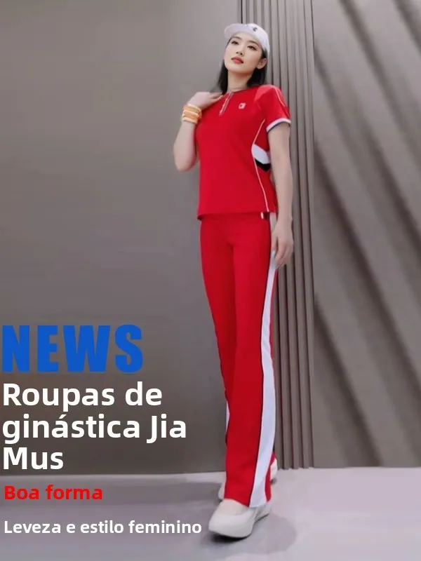 conjunto-deportivo-jia-mu-si-fitness-operation-2025-nuevo-modelo-rojo-de-verano-manga-corta-versatil-cintura-alta-corte
