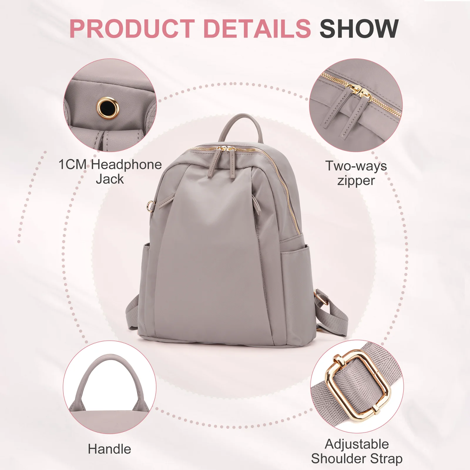 Backpacks for Women School Bags Cute Vintage College Laptop Backpacks Personalized Bagpack Solid Girls Teenages Casual Mochilas
