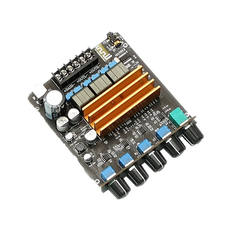 

TPA3221 2.1 channel digital high-power fidelity D-class HIFI fever high and low frequency Bluetooth 5.0 amplifier board