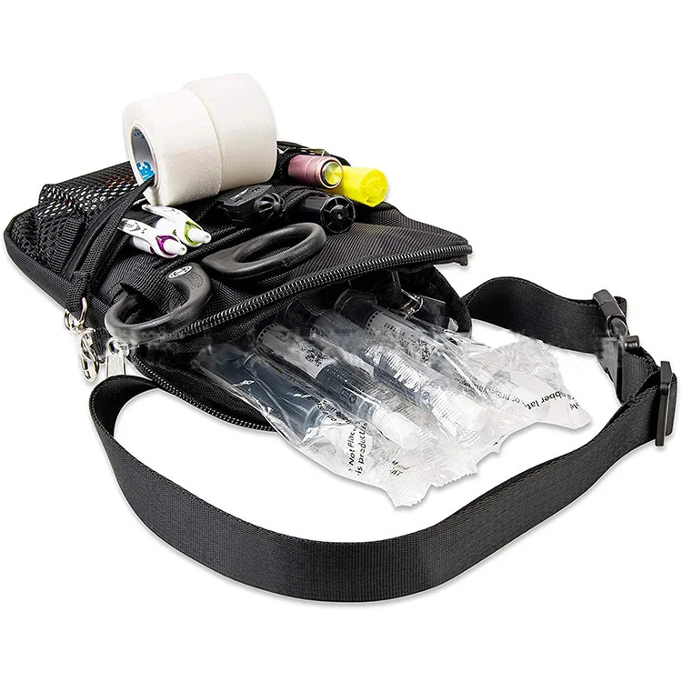 New Nurse Fanny Pack with Tape Holder Multi Compartment Medical Gear Pocket Belt Bag Nursing Organizer Pouch Utility Waist Pack