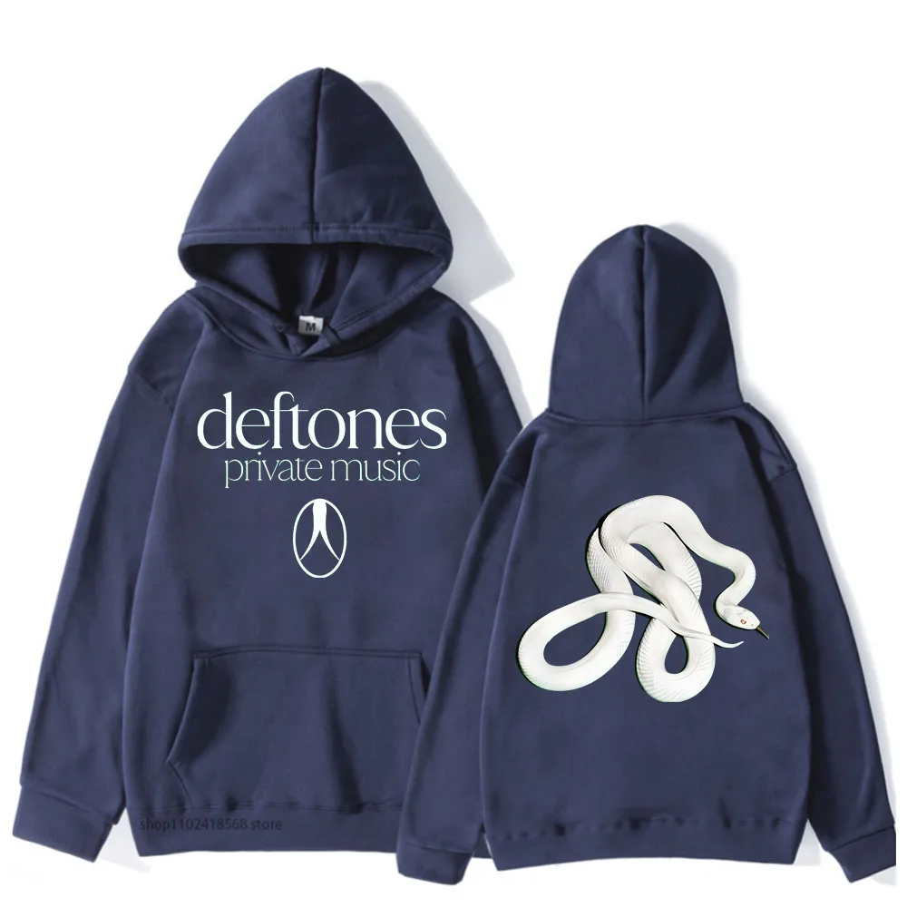 جديد DeFF Tones ألبوم الموسيقى الخاص 2025 هوديي الفرقة ديفتونز ثعبان البلوز الصوف الذكور البلوز كم طويل للجنسين الشارع الشهير #2