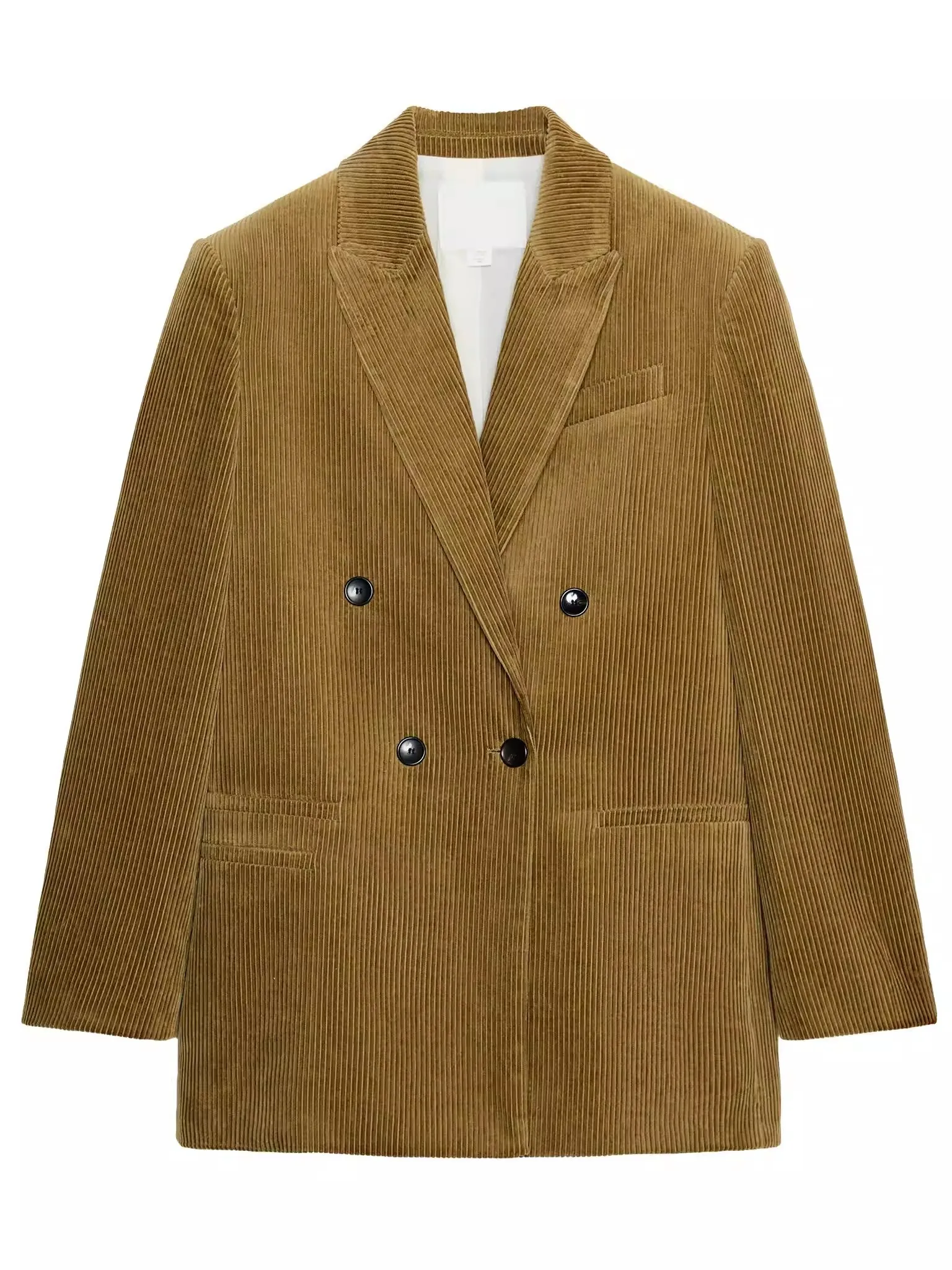 

Limited Edition Loose Women's Suit Jaet New Arrival Autumn Winter 2026 Button Detailing Long Sve Regular Length