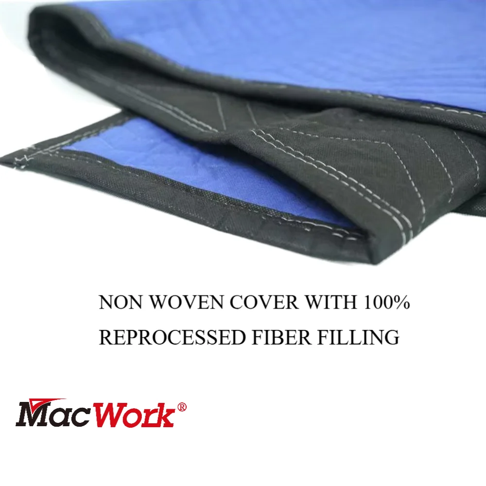 بطانية متحركة من القطن المعاد تدويره شديدة التحمل لحماية أجهزة أرضية الأثاث