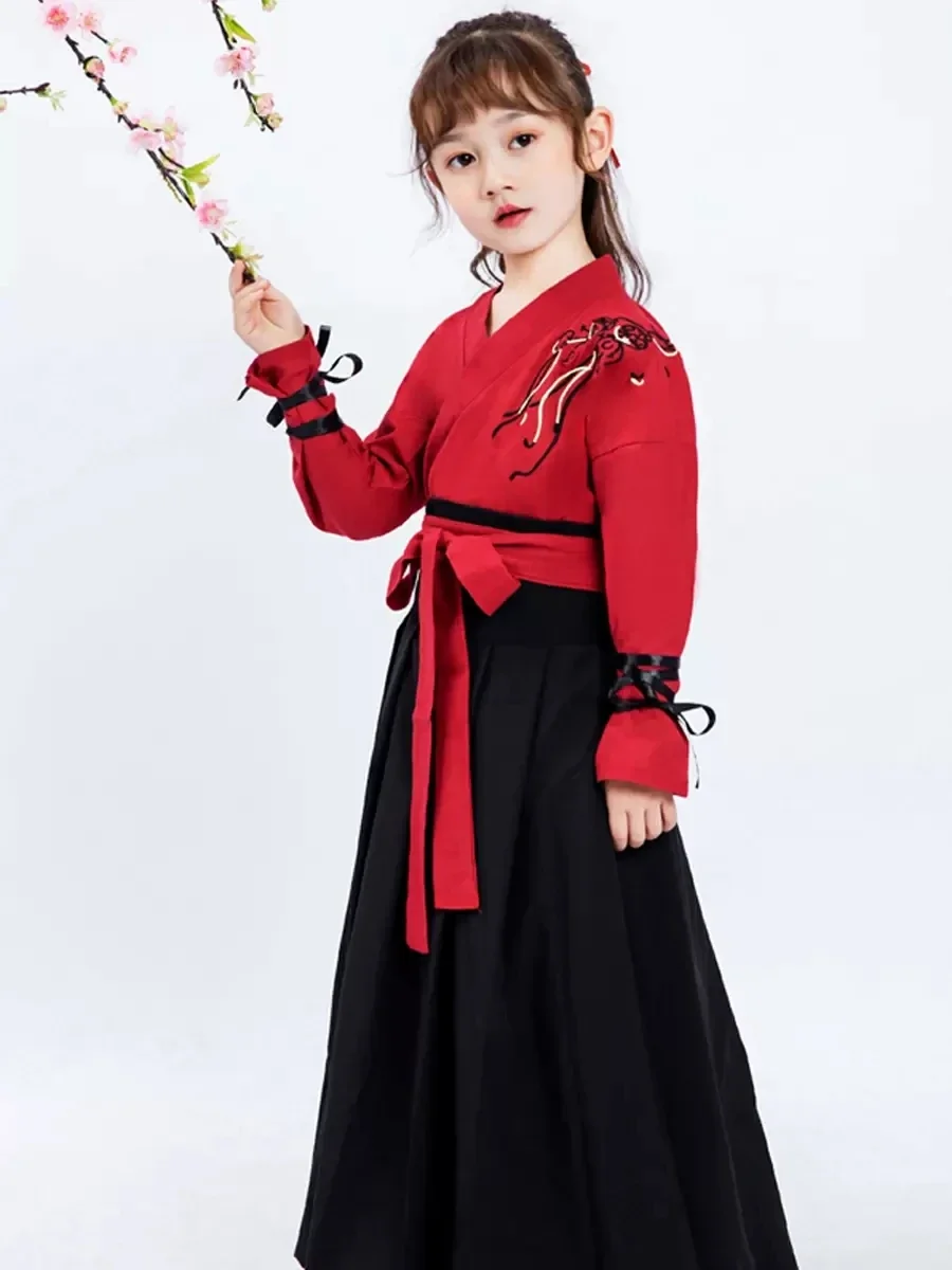 

Traditional Cosutume Kids Japanese Style Kimono Baby Girl Boy Yukata Samurai Costume Embroidery Crane Haori Robe Party