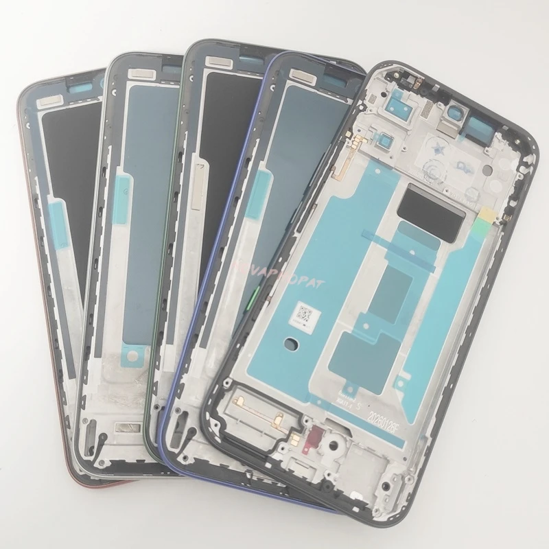 For Infinix Note Edge X6887 LCD Frame Front Middle Housing Case Cover Bezel With Power On Off Volume Button Flex Cable