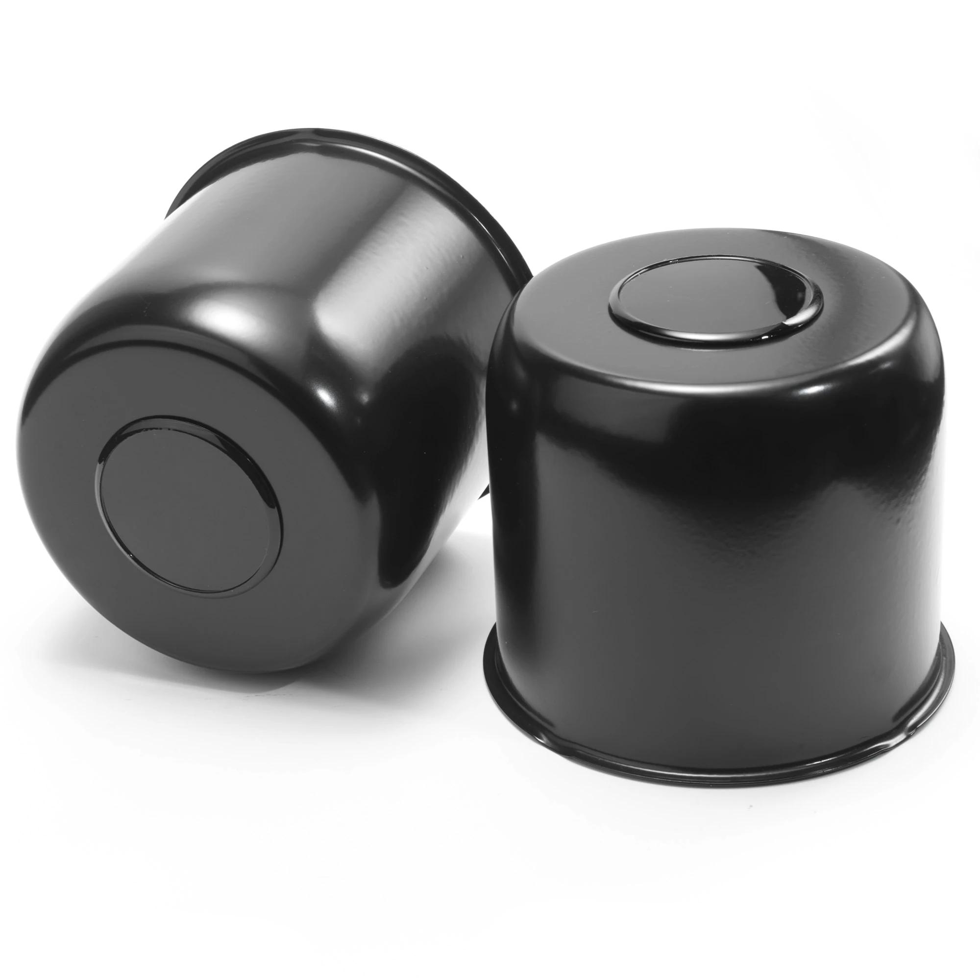 CF Performance 2 Stück/4 Stück 124mm Nabenkappen aus Mattschwarz lackiertem Carbon für Anhängerräder 4.88 Geschlossene Durchsteck-Nabenkappen – Detail 6