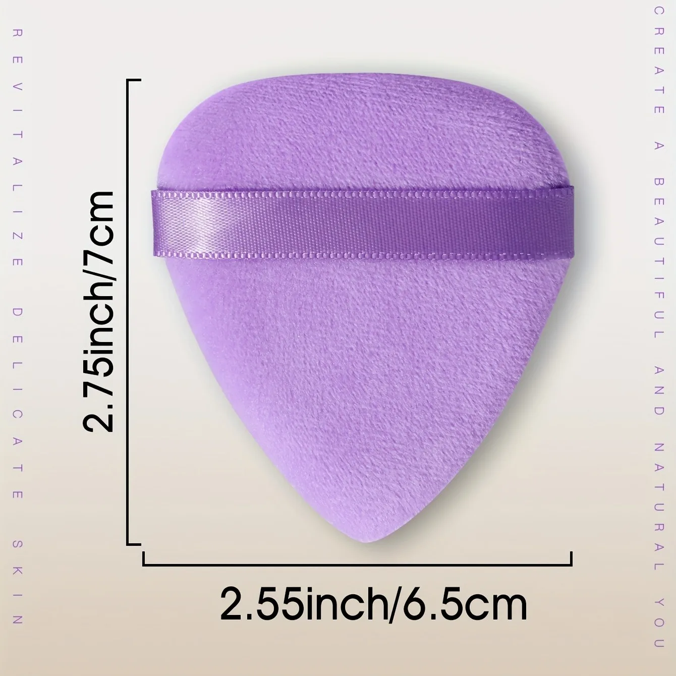 Piumino da cipria Waterdrop da 4 pezzi, soffi da cipria morbidi per trucco con cinturino, soffi da cipria in velluto per cipria sfusa