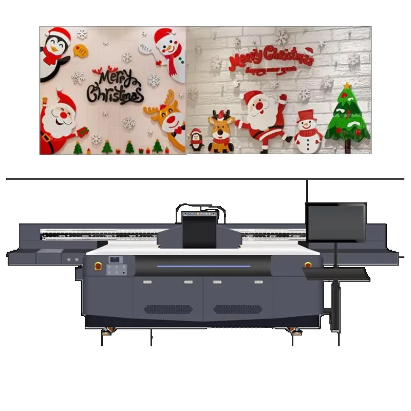 2513 Inkjet Large Format UV Printer Flatbed Bottle Printer for Pvc Id Card Wood Metal PVC Acrylic Phone Case