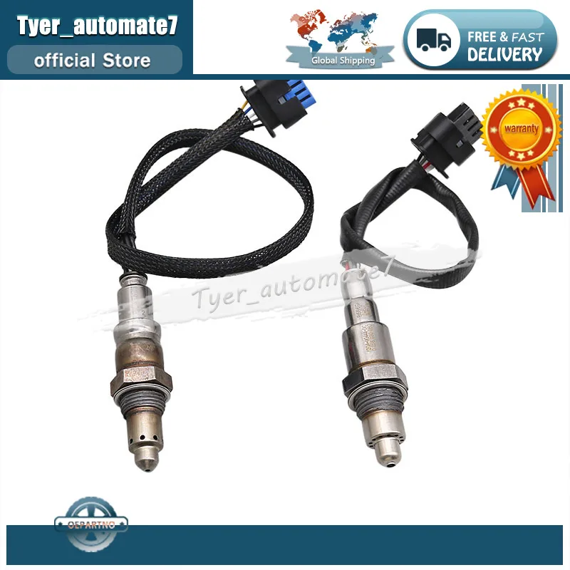 2Pcs K2GA-9Y460-DB K2GA-9G444-DC Oxygen Lambda O2 Sensor K2GZ-9F472-B K2GZ-9G444-D For 2021-2024 FORD EDGE 2.0L