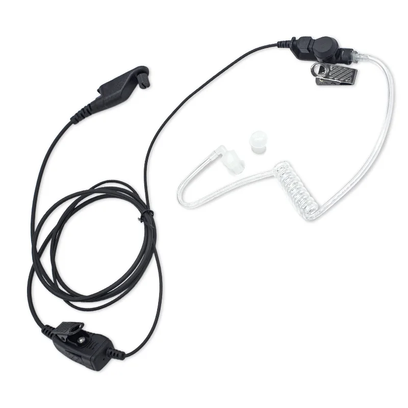 Tubo acústico rádio fone de ouvido walkie talkie microfone ptt para tait tp81000 tm8100 tp9100 tp9300 tp9400 tp9500