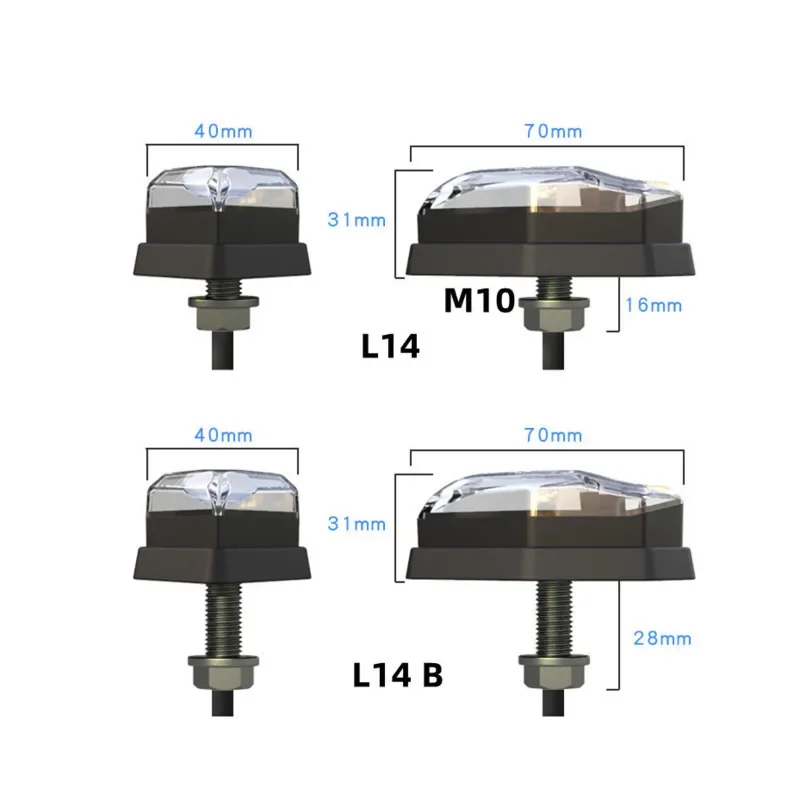 Suitable for Chunfeng 150NK modified electric scooter headlights high bright 12V waterproof decorative headlights LED lights