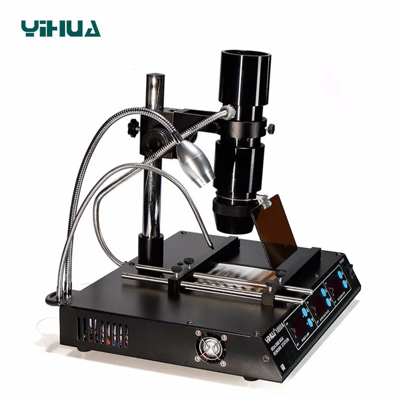 

YIHUA Infrared BGA Rework Station 3 In 1 Lead-Free Soldering Station Motherboard Repair Soldering Iron Desoldering Station