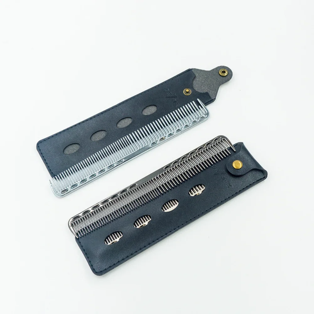 Space Aluminium Haarkamm Pro Friseurkämme Mellado Petit Hansen Волос Haarschneiden Sterbende Haarbürste Friseurwerkzeuge Salon Mithelfer – Detail 15