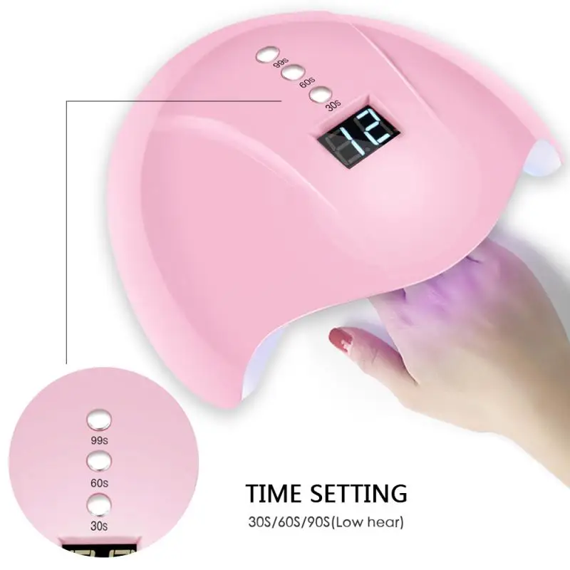 30/60/90s Timer USB UV Lamp LED Nail Lamp Nail Dryer for All Gels Polish Light Infrared Sensing Smart for Manicure