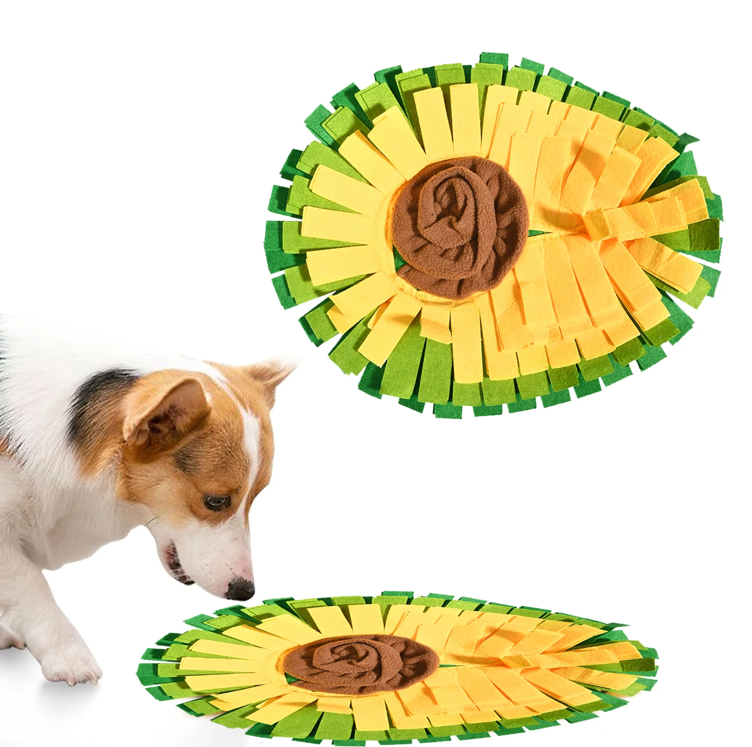 Pet Snuffle Mat for Small and Medium Dogs Interactive sniff mat for Puppies,Mental Puzzle Toy for Smell Training and Slow Feeder