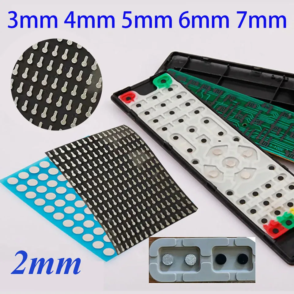 Remote control button repair conductive tape patch game console handle ps4 silicone button contact failure repair