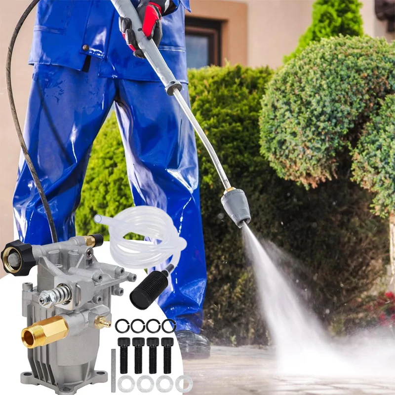 

3400PSI, 25 галлонов в минуту, насос для мойки высокого давления, 34-дюймовый вал, горизонтальная замена, насосы для мойки высокого давления, сверхмощный коммерческий класс