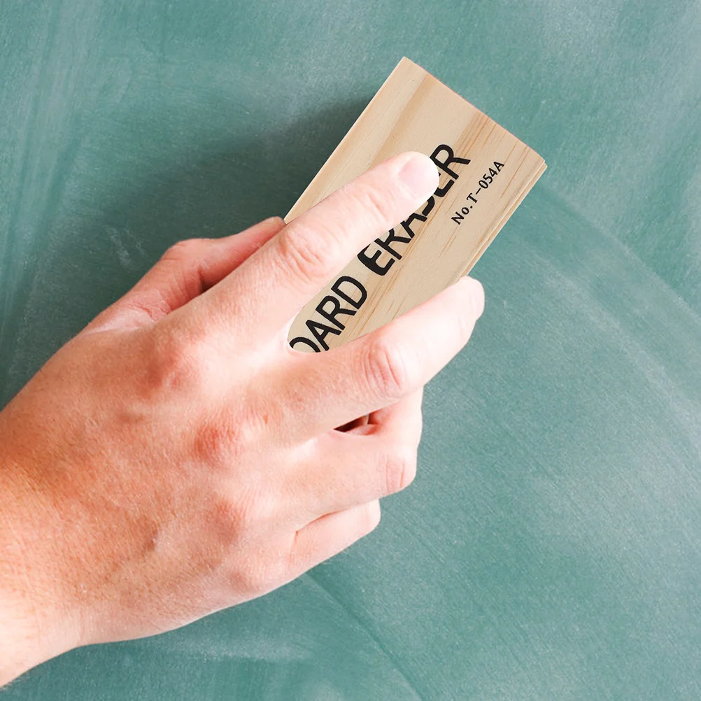 4 قطعة ممحاة السبورة الخشبية المصنوعة من الخيزران منظف السبورة للمنزل والمكتب والمدرسة يدوم طويلاً وسهل الاستخدام ممحاة السبورة #1