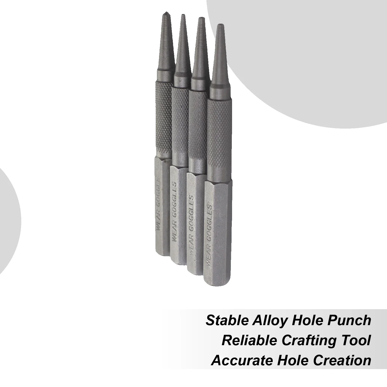 

Набор из 4 шт. центрирующих сверл-пробойников для тяжелых работ по дереву и металлу, для столярных работ, мебельных фабрик и верстаков