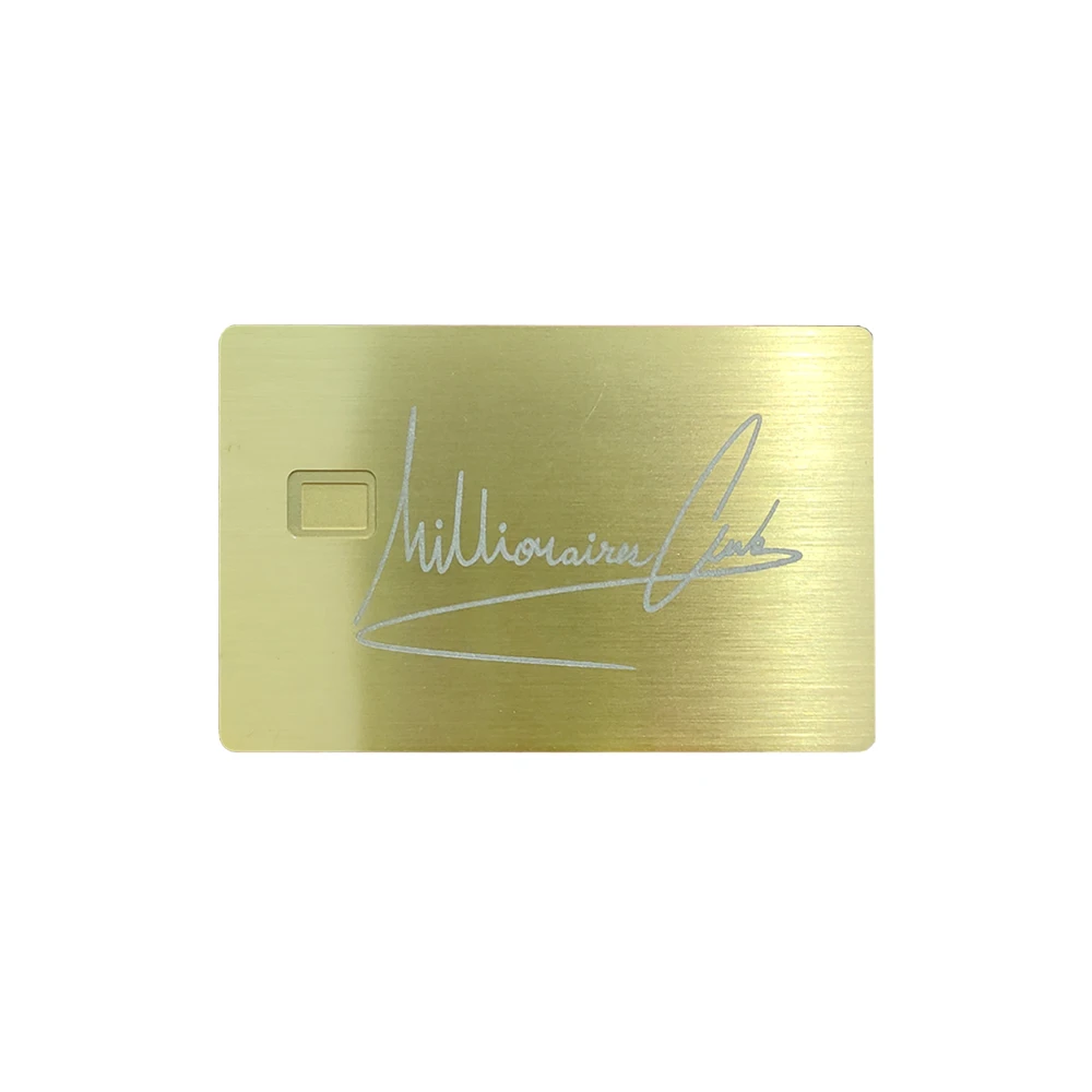 1pcs Millionair\'s club metal card Gift Card