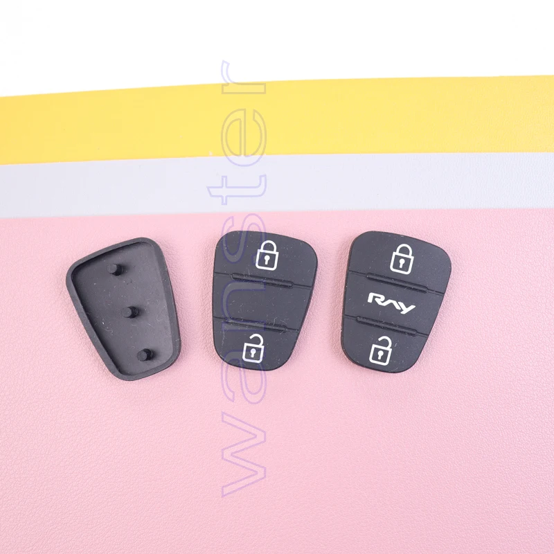 For Hyundai/kia Porter Verna Bongo Solaris Accent Sportage Rio Morning Picanto K2 K5 I20 Ceed Elantra Car Key Rubber Buttons Pad view 5