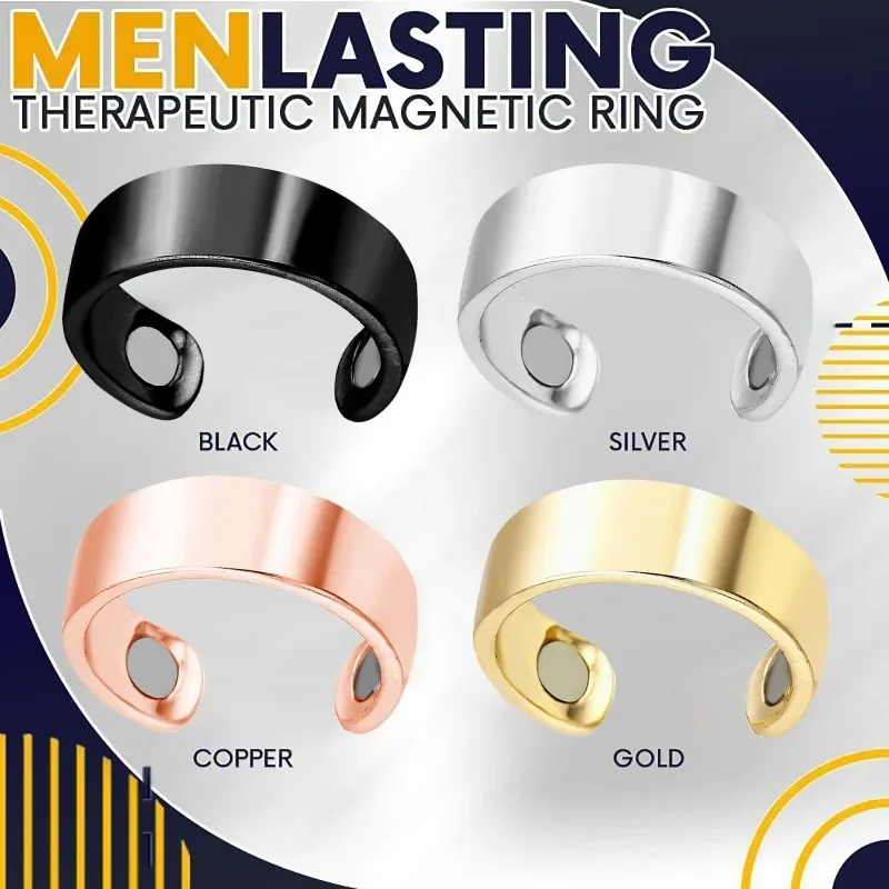 1pc Man Ring Anti Snoring Device Rings Magnetic Ring Weight Loss Health Care Fitness Jewelry Burning Weight Therapy Finger Ring