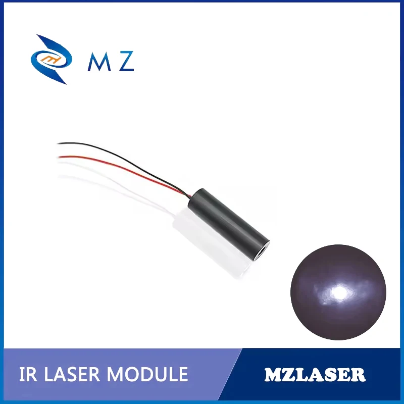 Infrared Dot Laser Diode Module Compact Mini D10mm 850nm 100mw 3V Invisible light IR Laser Industrial Grade Class IIIB