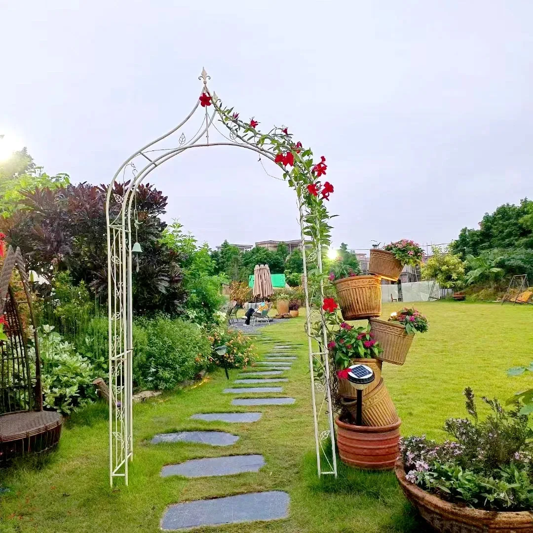 

Vintage garden Decorative outdoor Metal trellis arch for climbing plants arches arbours pergolas bridge flower arch