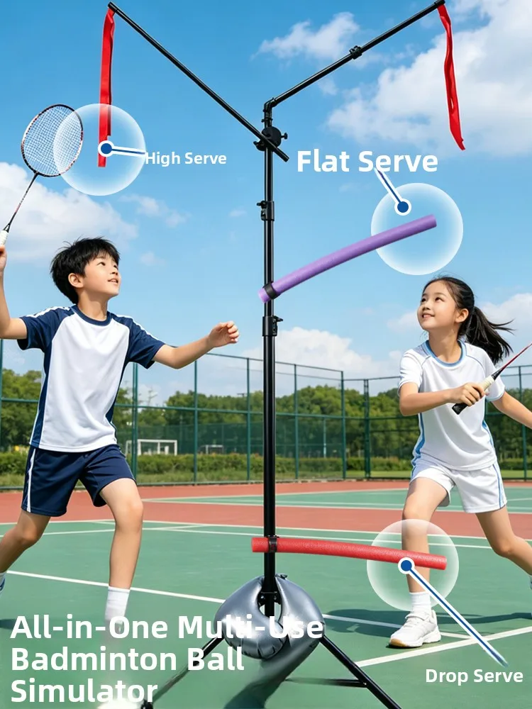 badminton-training-aid-whipping-swing-practice-equipment-backhand-grip-high-fly-ball-self-practice-metal-frame-composite-mate