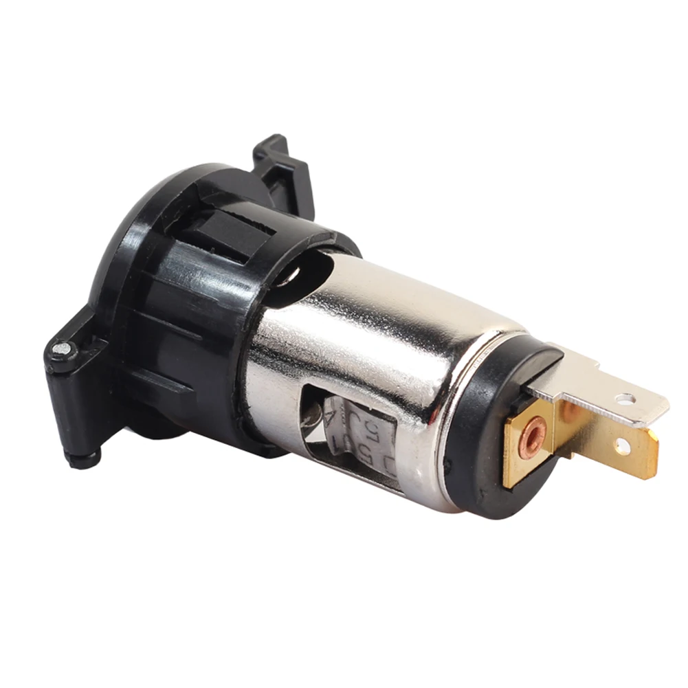 12 فولت-24 فولت سيارة السيارات دراجة نارية ولاعة السجائر قابس طاقة المقبس السيارات ولاعة السجائر أنثى المقبس مع غطاء مقاوم للماء