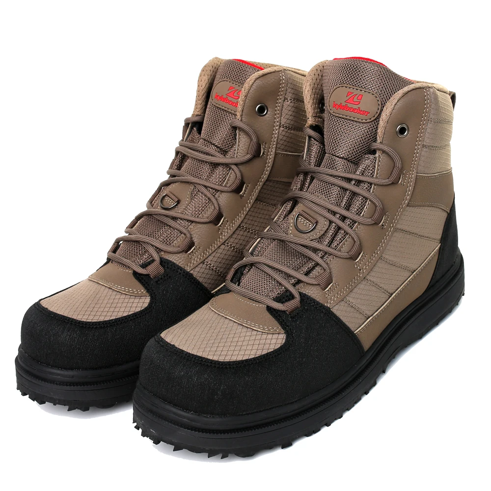 Men's Fishing Wading Boots Rubber Sole  Lightweight Anti-Slip Hunting Rubber Bottom Waders Shoes