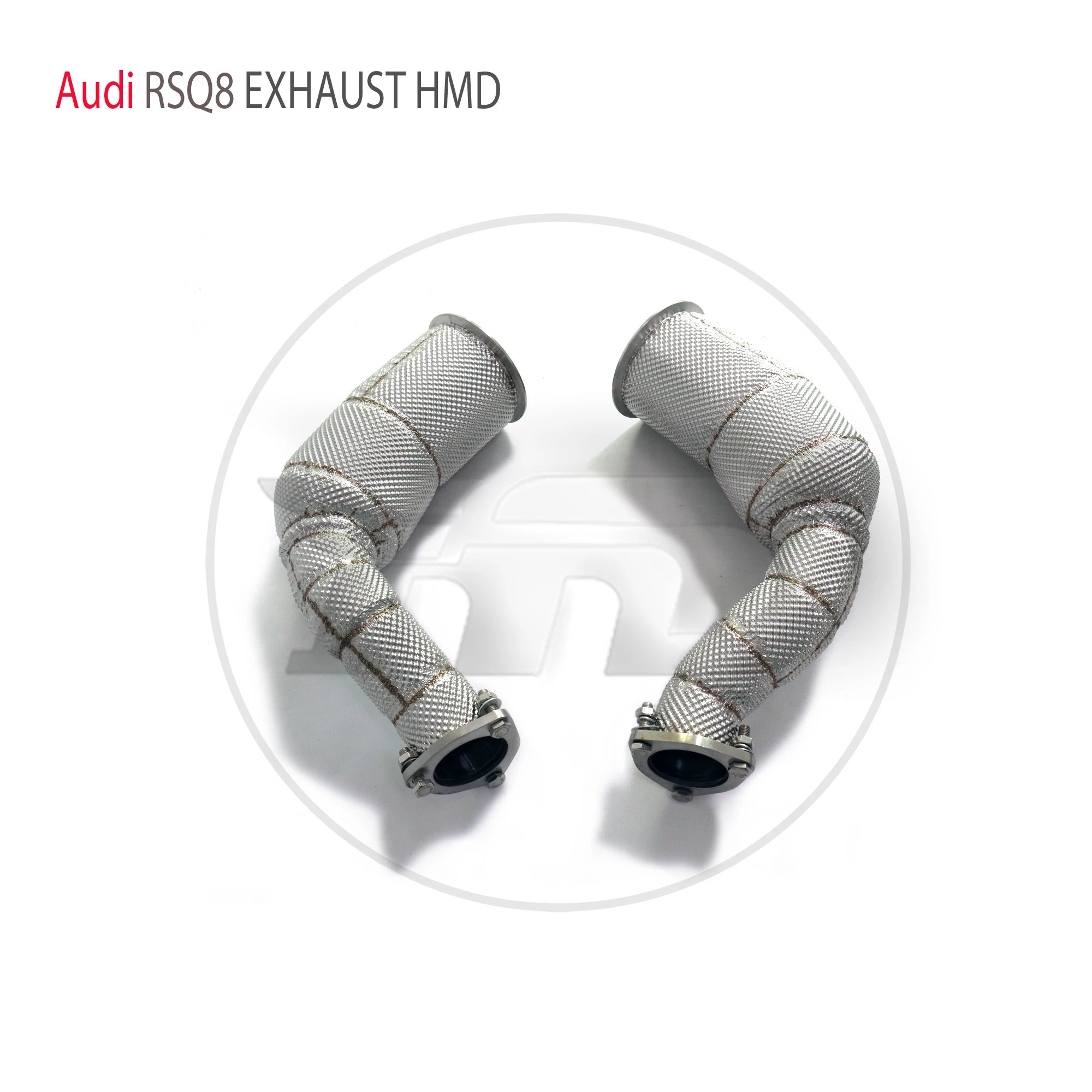 

HMD Downpipe for Audi RSQ8 4.0T Exhaust System Stainless Steel High Performance Catalytic Header Car Accessories