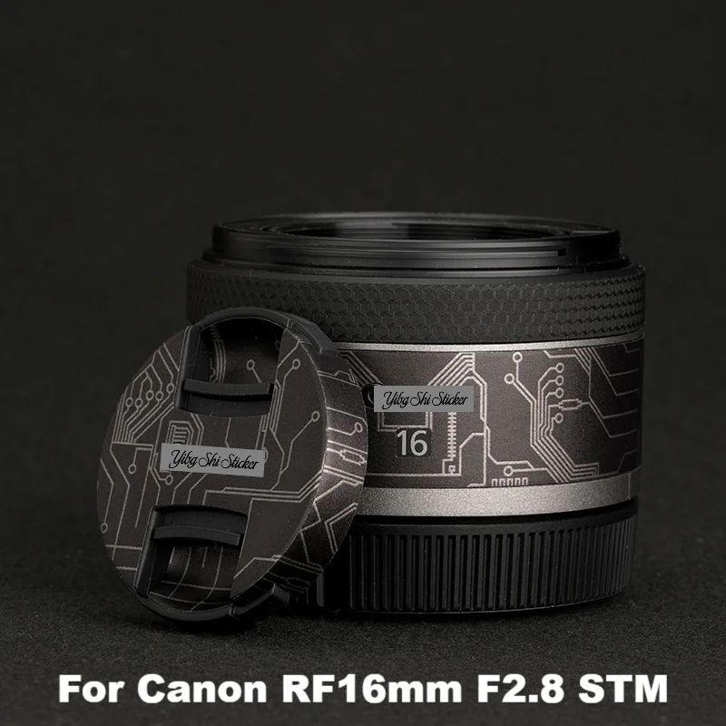 

For Canon RF16F2.8 Lens Decal Skins Protective Vinyl Skin For Canon RF16mm F2.8 STM Lens Decal Protector Anti-scratch Cover Film