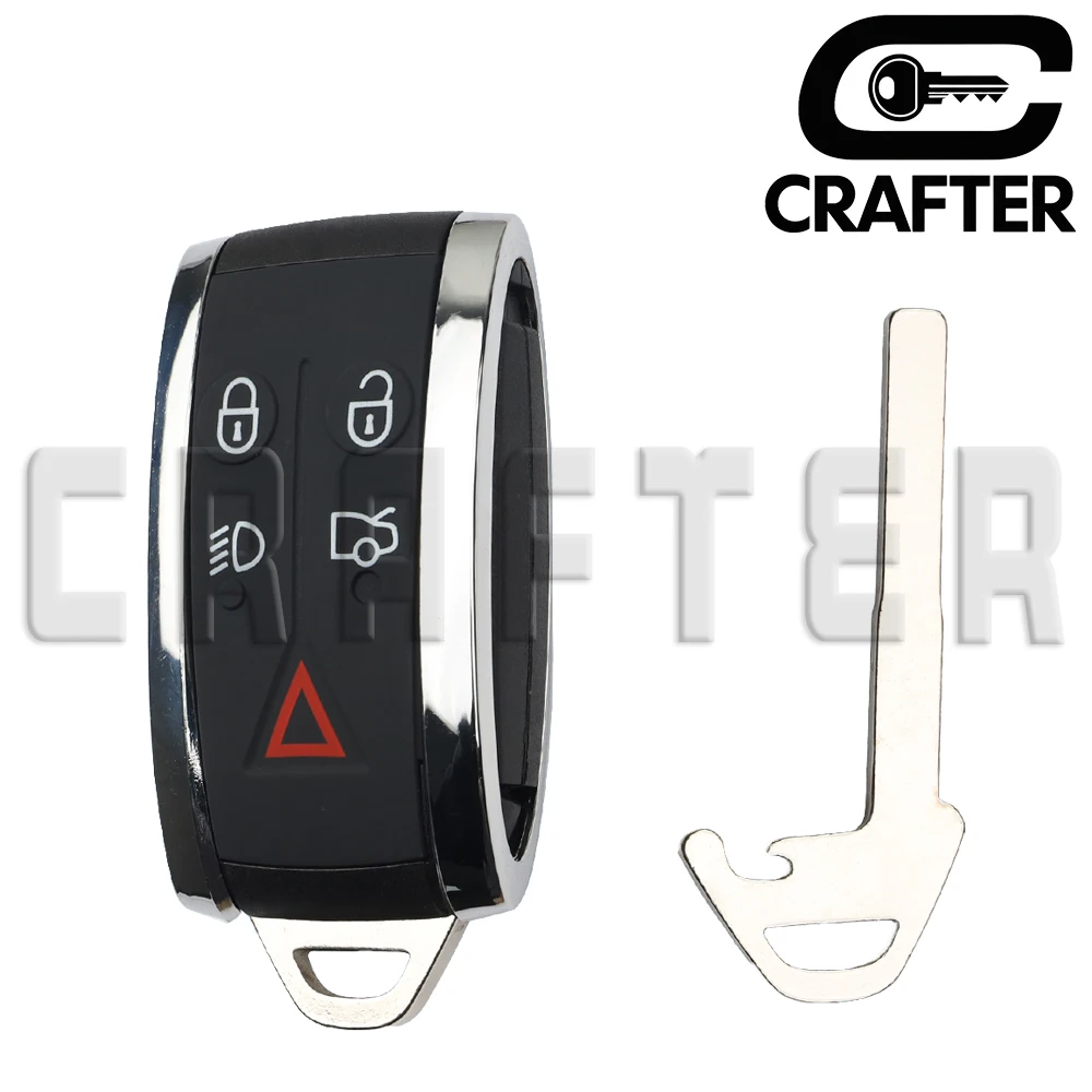 Key Crafters KR55WK49244 ID46 CHIP 315/433 MHz Keyless Go Smart Remote Auto Schlüssel Für Jaguar XF XF XFR XK XKR 2007-2011 5 Tasten