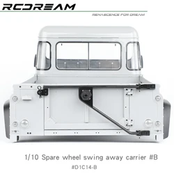 RCDream 1/10 Spare Wheel Swing Away Carrier #B / Spare Tire for 1/10 1/8 RD110 RD90 RC4WD Pickup RC Crawler Upgrade #D1C14-B
