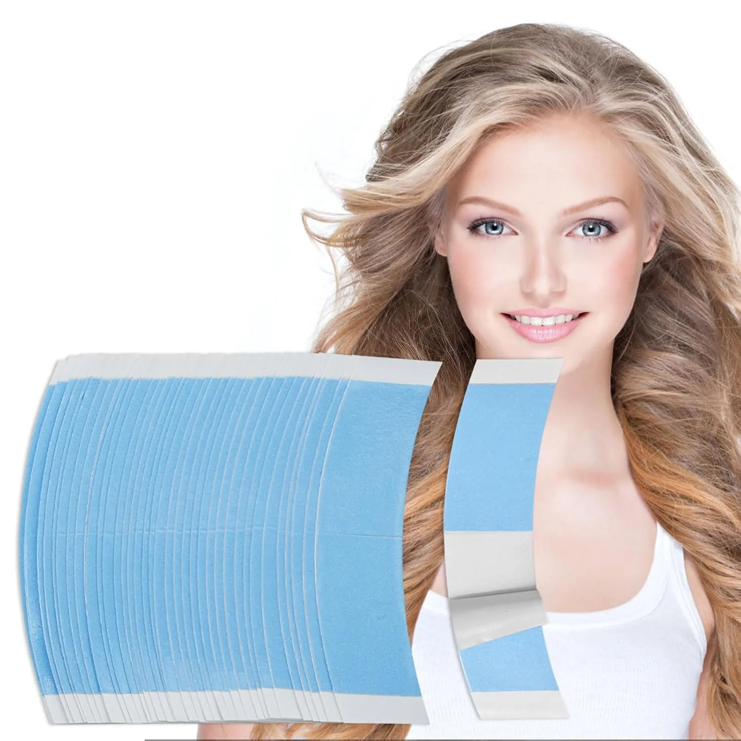 Walker Strong Hold Curved Hair System Tape 36pcs/bag Super Adhesive Strips Tape For Extension/Toupee/ Lace Wig/Closure