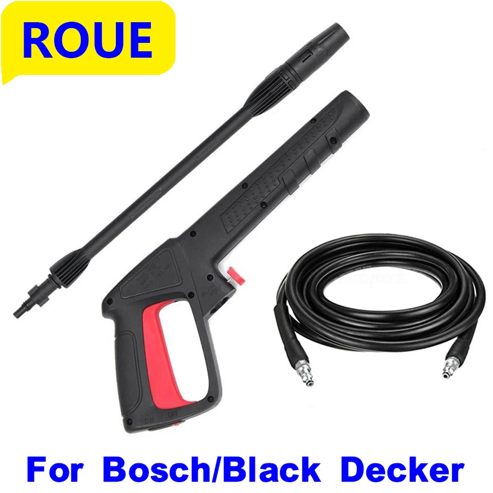 

High Pressure Washer Gun High Pressure Hose Lance With Jet Turbo Sprayer Wand For Bosch Blue Black Decker Makita Gun for Foam