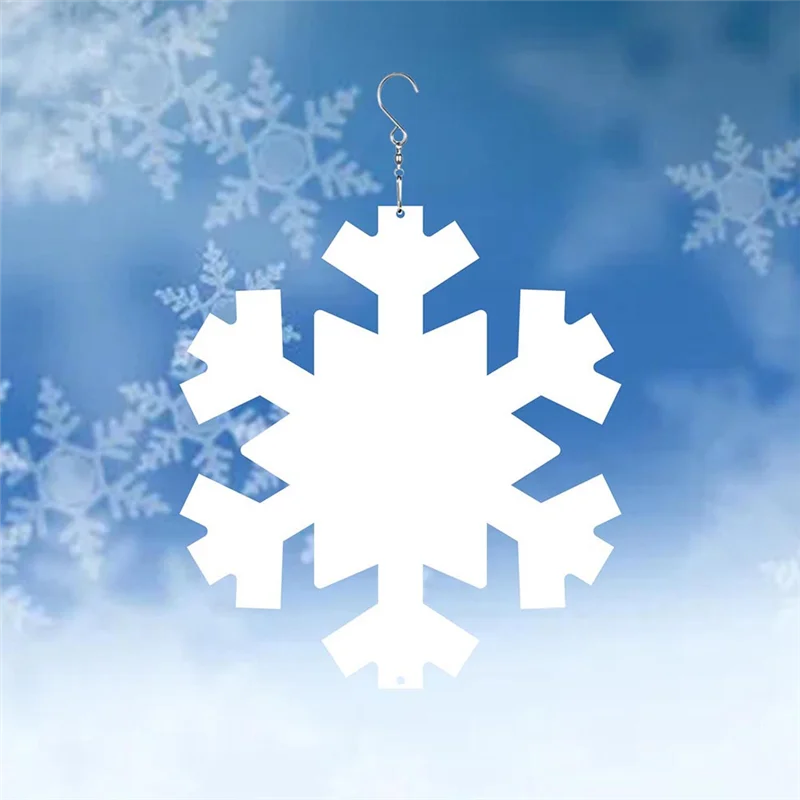 A64Z 6 قطعة 10 بوصة التسامي الرياح المغازل الفراغات هدايا عيد الميلاد لعيد الميلاد حديقة الديكور