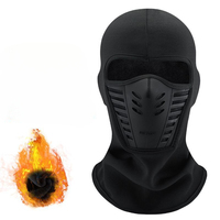 Motorcycle Mask Fleece Thermal Neck Full Face Mask Keep Warm Riding Balaclava Biker Ski Winter Windproof Dustproof Face Shield