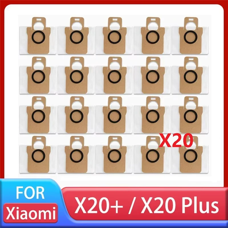 

AT28-20 шт. пылесборник подходит для робота-пылесоса Xiaomi X20 +/X20 Plus, запасные части, аксессуары, мешки для пыли