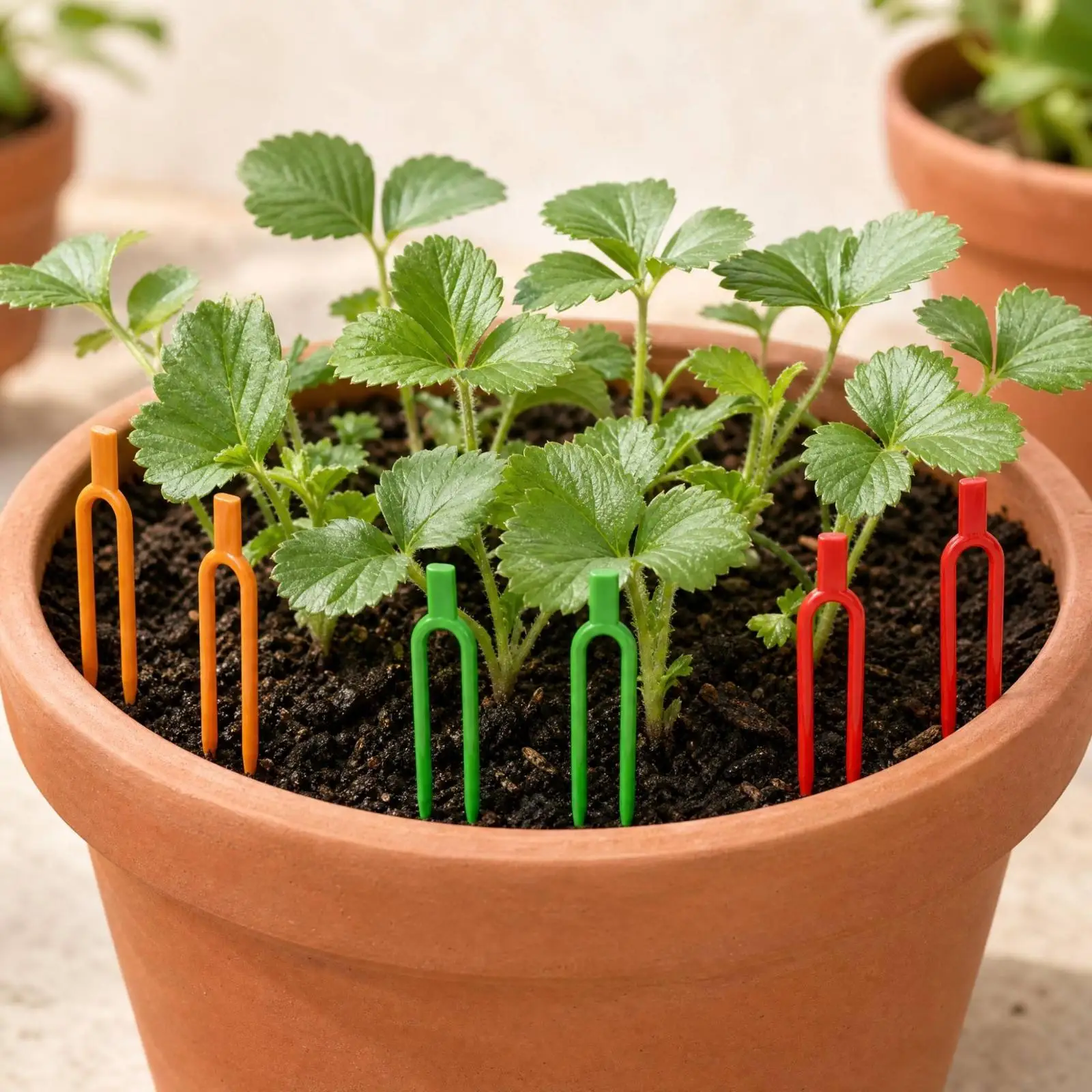 120 Pieces U-Form Plant Support Stake Lightweight Plant Support Stake with Pointed Prongs Easy to Use U-Form Garden Pins