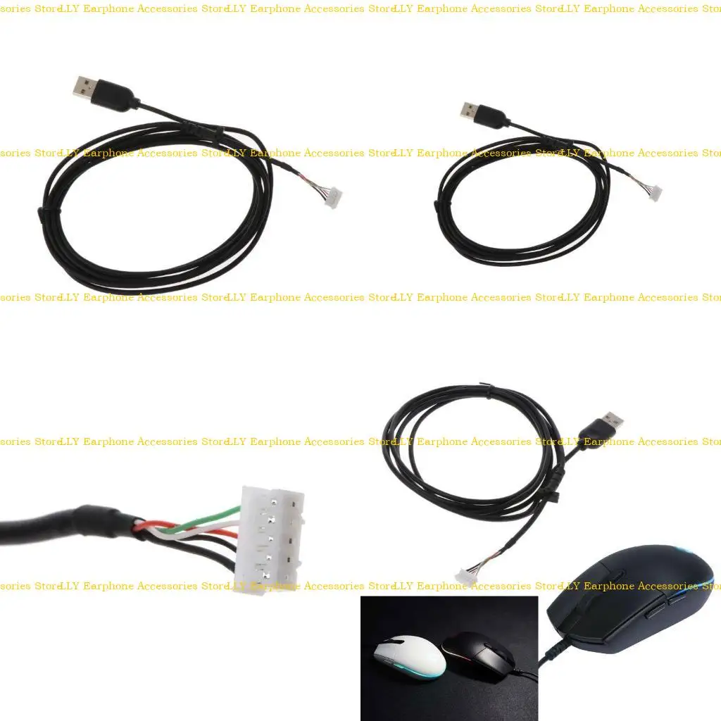 

462E USB Mouse Line Wire Cable Replacement Repair Accessory for G102 G