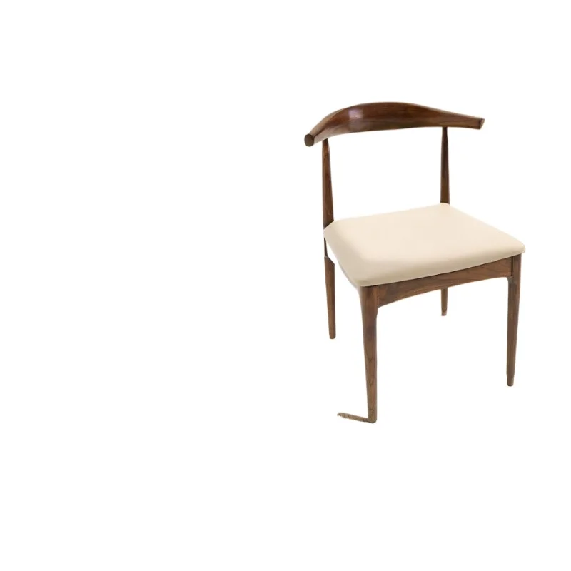 

Nordic solid wood dining home back chair simple and modern