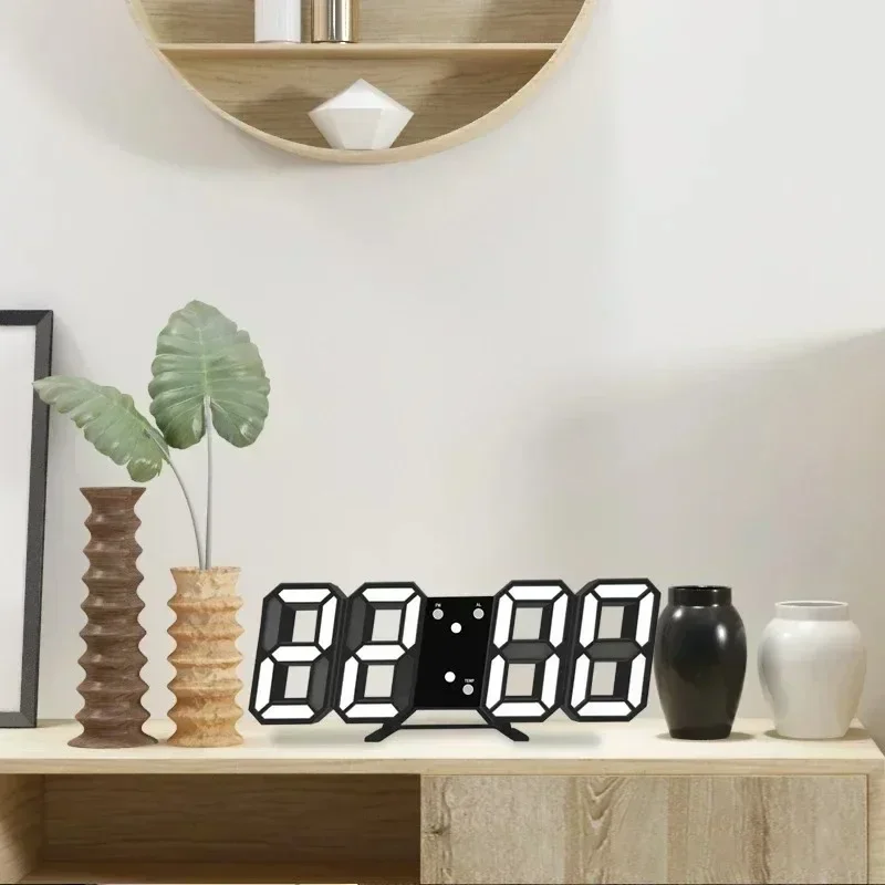 Decorazione digitale per orologi da scrivania per camera da letto orologio da parete a Led allarme soggiorno casa moderna e decorazione decorazione