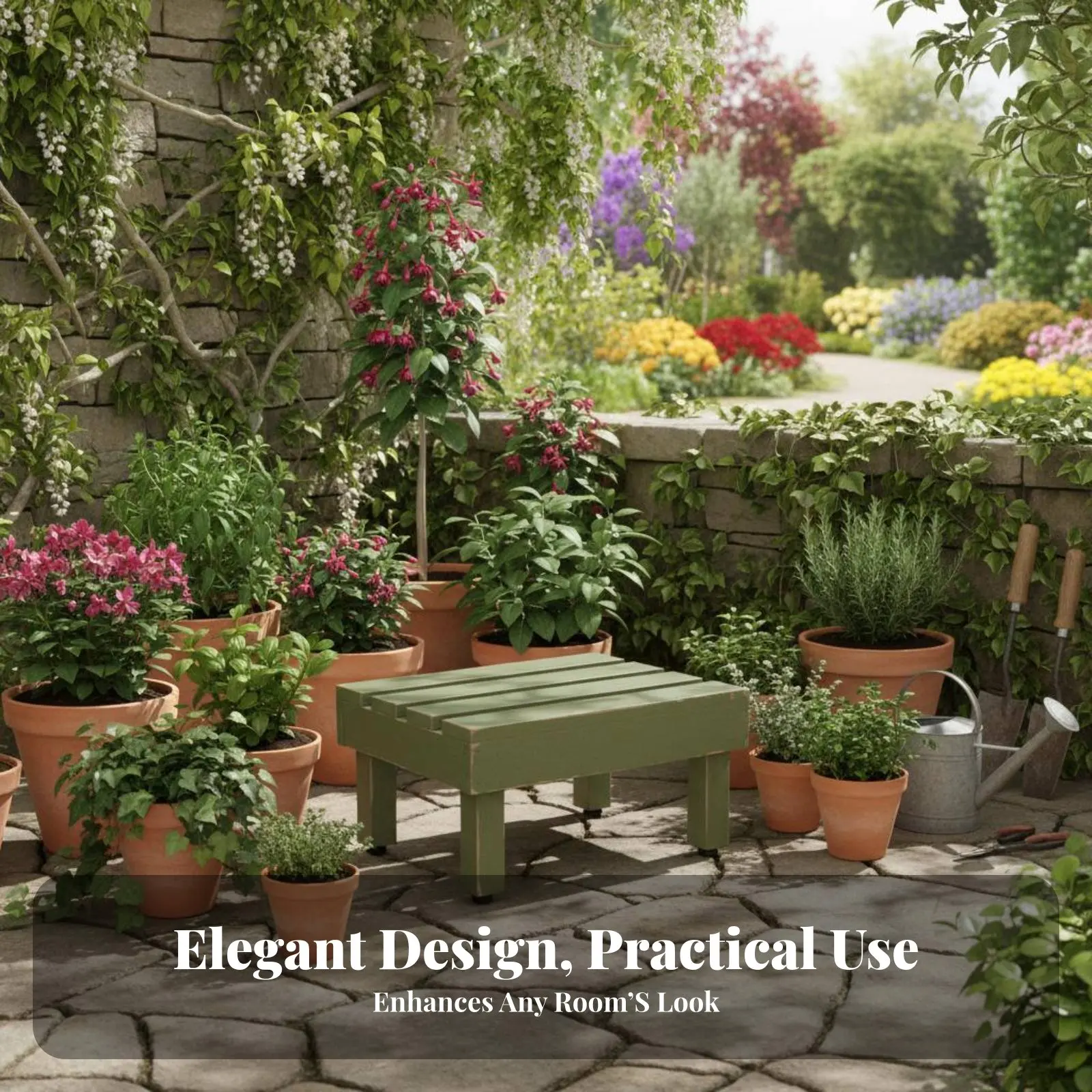 多層植物スタンド-北欧風の多層植物ディスプレイ-耐候性があり長持ちする住宅所有者向け、バルコニー用