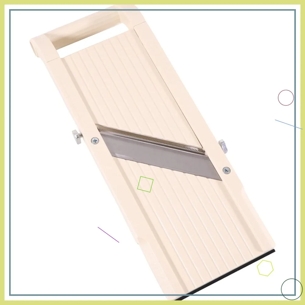 

Super Slicer with 4 Japanese Stainless Steel Blades in Beige - Effortless Food Prep Tool